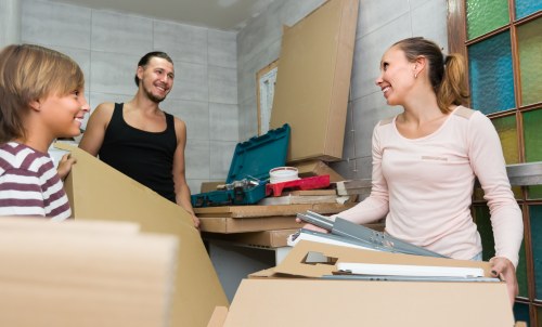 Removal team supporting a local move in Millbank