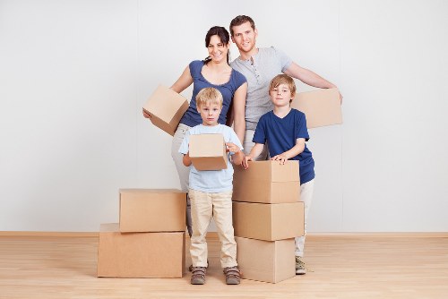 Packing and moving boxes for a Millbank home removal