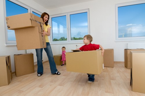 Residential removal service near Millbank with building access considerations