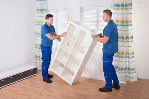 Commercial moving van service for offices around Millbank