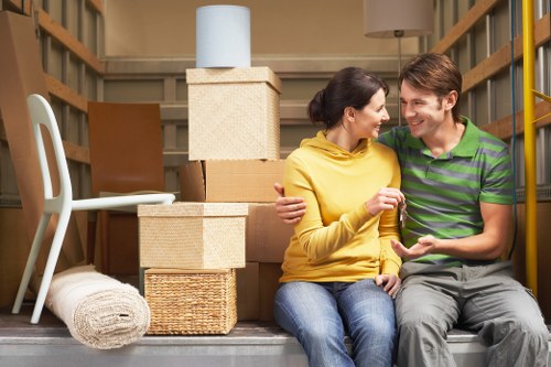 Local moving van serving apartment and office relocations in Millbank