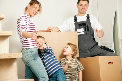 Example moving job in Millbank with flat and furniture load estimate